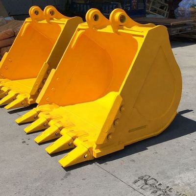 Balde de escavadeira durável para melhoria da escavação e manuseio de materiais na construção