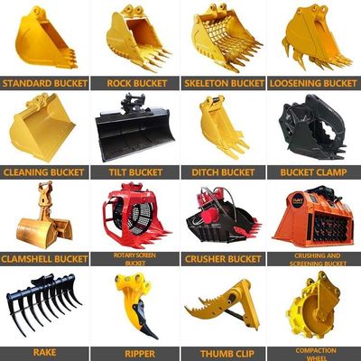 Carter 320 323 330 336 Excavadora Barril de escavação de rocha Barril de peneira