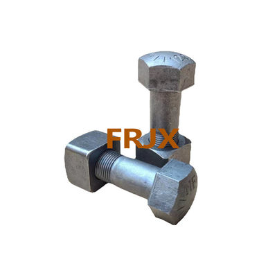 Duração Forjado Excavator Track Bolts Oxido Negro Finish Com Direita Mano Filamento ISO Certificado