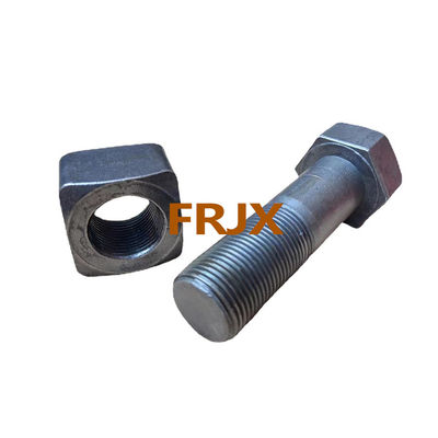 Duração Forjado Excavator Track Bolts Oxido Negro Finish Com Direita Mano Filamento ISO Certificado