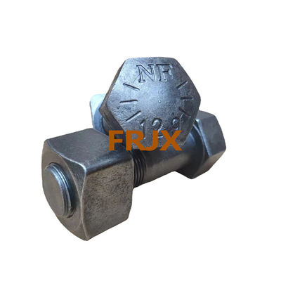 Duração Forjado Excavator Track Bolts Oxido Negro Finish Com Direita Mano Filamento ISO Certificado