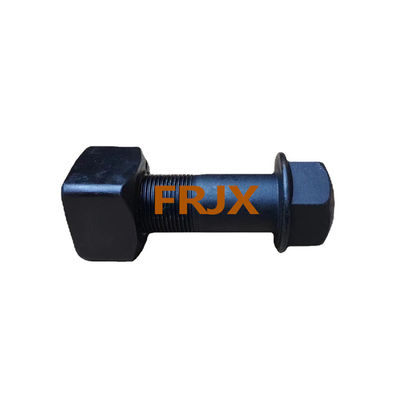 Bolinhos de trilho de escavadeira forjada com zinco acabamento preto simples direção do fio da mão direita para maior durabilidade