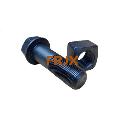 Bolinhos de trilho de escavadeira forjada com zinco acabamento preto simples direção do fio da mão direita para maior durabilidade