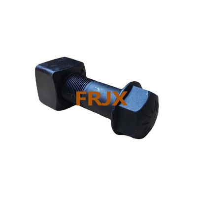 Bolinhos de trilho de escavadeira forjada com zinco acabamento preto simples direção do fio da mão direita para maior durabilidade