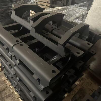 Protector de cadeia de escavadeira, protector de cadeia, componentes resistentes ao desgaste, suporte de cadeia